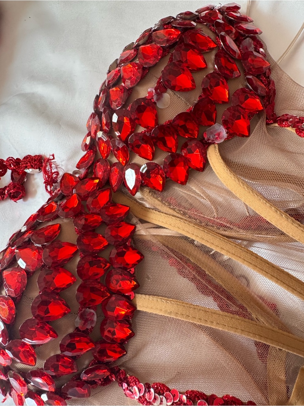 Amekana- Akoi red corset dress set - Picture 6 of 6